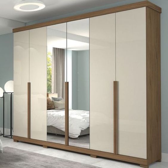 Modern Simple Systems Furniture Design Wooden Customized Modern Bedroom Walkin Cabinet Wardrobe Walk in Closet