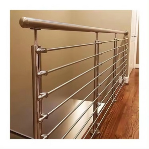 Stainless Steel Stair Railing Modern Design Balustrade Handrail Rod Bar Tube Railing