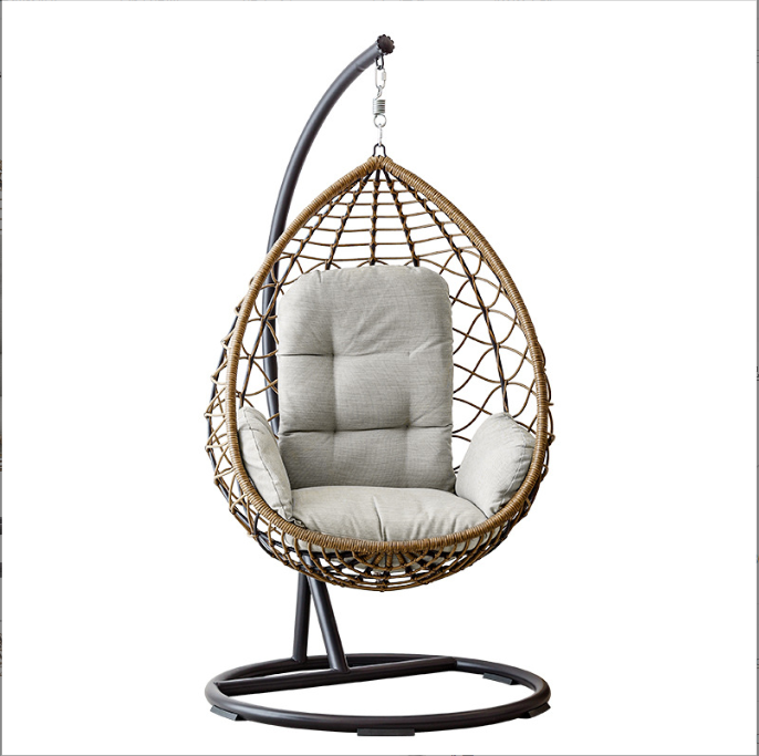 Hanging chair swing basket rattan chair courtyard children's cradle balcony single large hammock