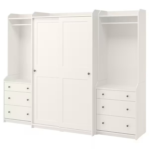 Factory direct supply cheap simple modern two three four doors wooden closet wardrobe cabinet for bedroom furniture