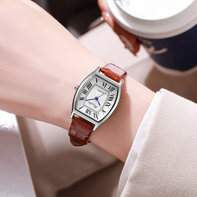 Relogio Masculino Watch Men Square Mens Watches OEM Brand Luxury Quartz Leather Wrist Watch