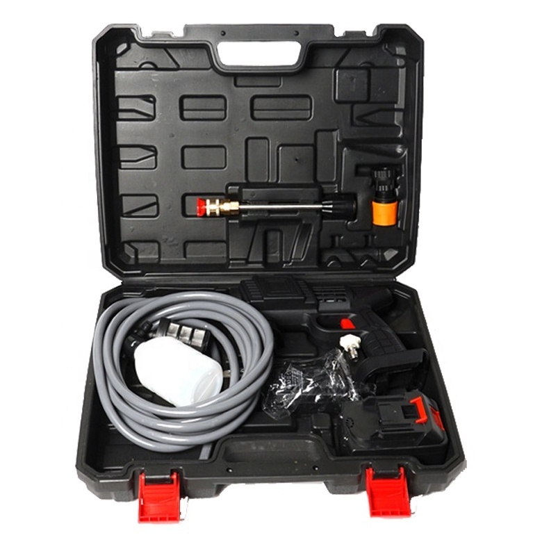 24/48V Cordless Car Washing Machine Water Spray Gun Car Washer Wireless Lithium Battery Potable High Pressure Cleaner Kit