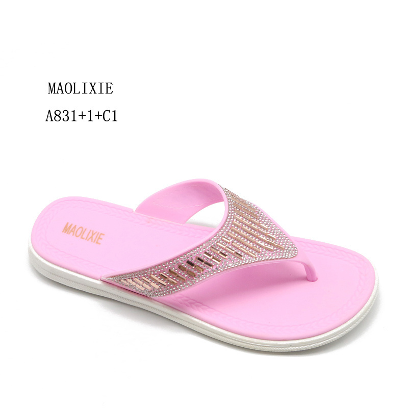 Cheap new arrival custom slippers women flip flops wholesale