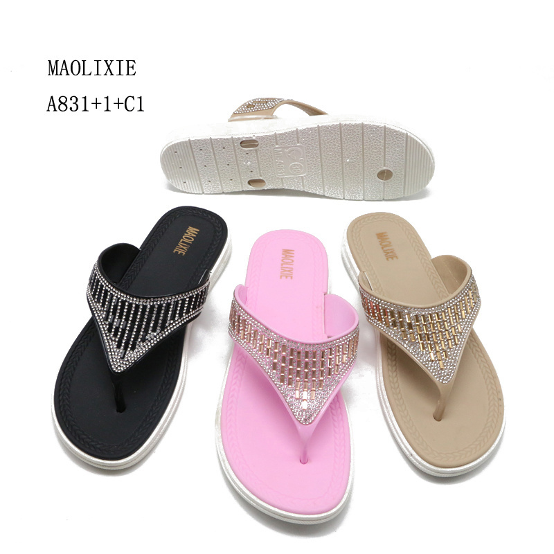 Cheap new arrival custom slippers women flip flops wholesale