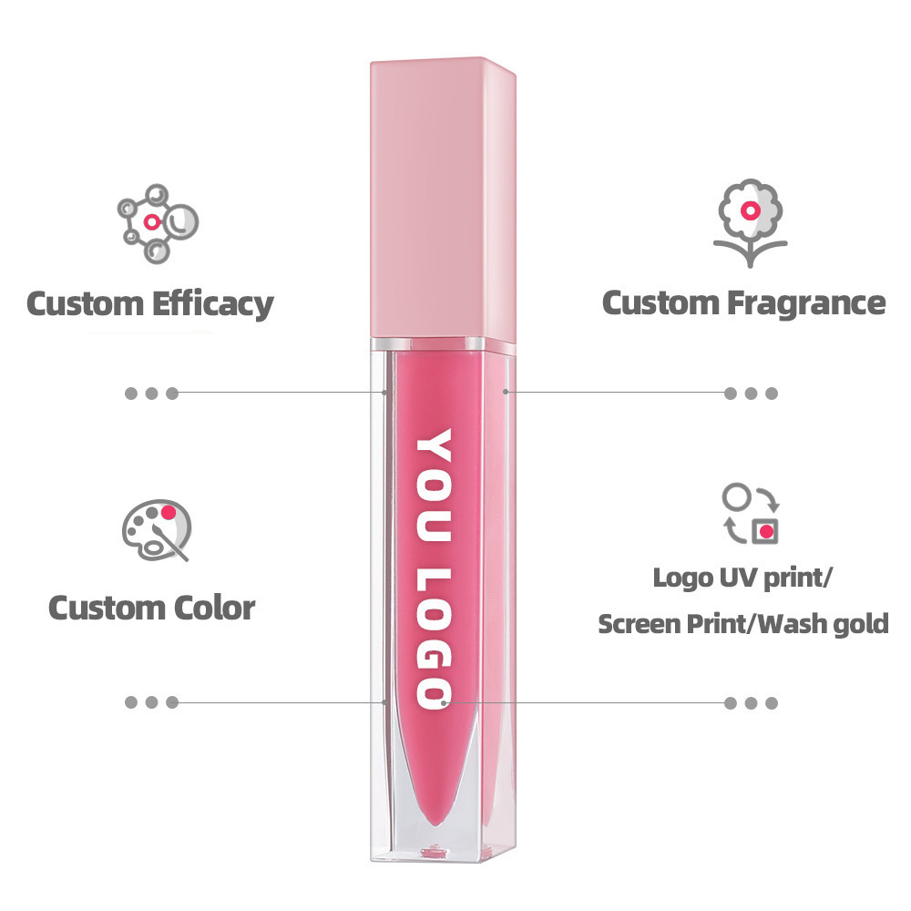 High Pigment Quality Vegan Lip Gloss Long Lasting Lip gloss Wholesale Private Label Custom Clear Lipgloss Lip Gloss