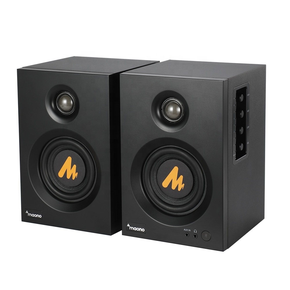 Maono Professional Studio Recording Monitor Speaker Stereo Audio Active Speaker Studio Monitor Sound Equipment Amplifier Speaker