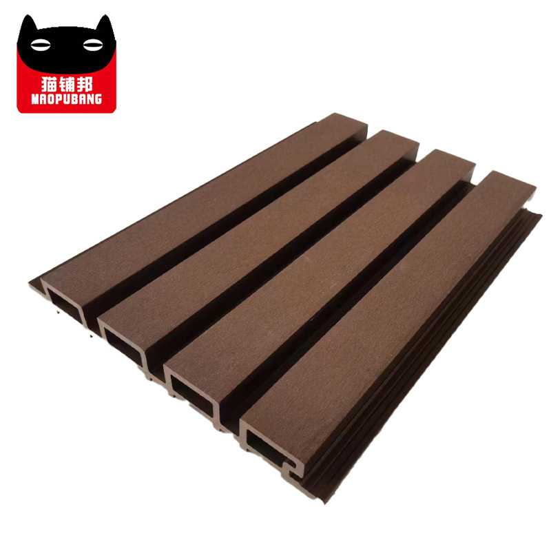 Free Samples Wpc Wall Panel Exterior Decorative Wpc Wood Slat Panel Outdoor