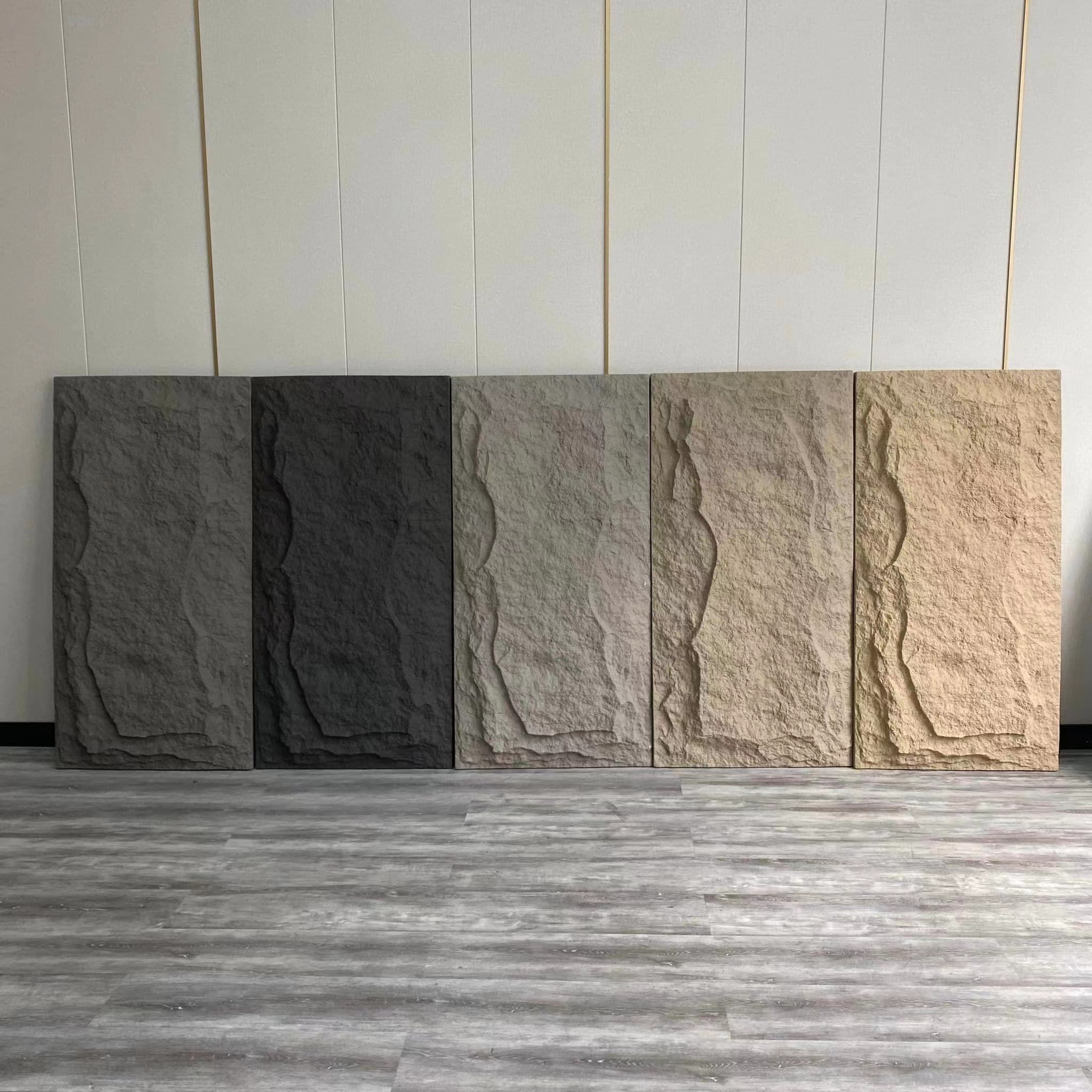 Faux Stone Lightweight Stone Polyurethane Foam PU Stone Skin Fire Retardant Wall Panel Background Wall Board Cladding