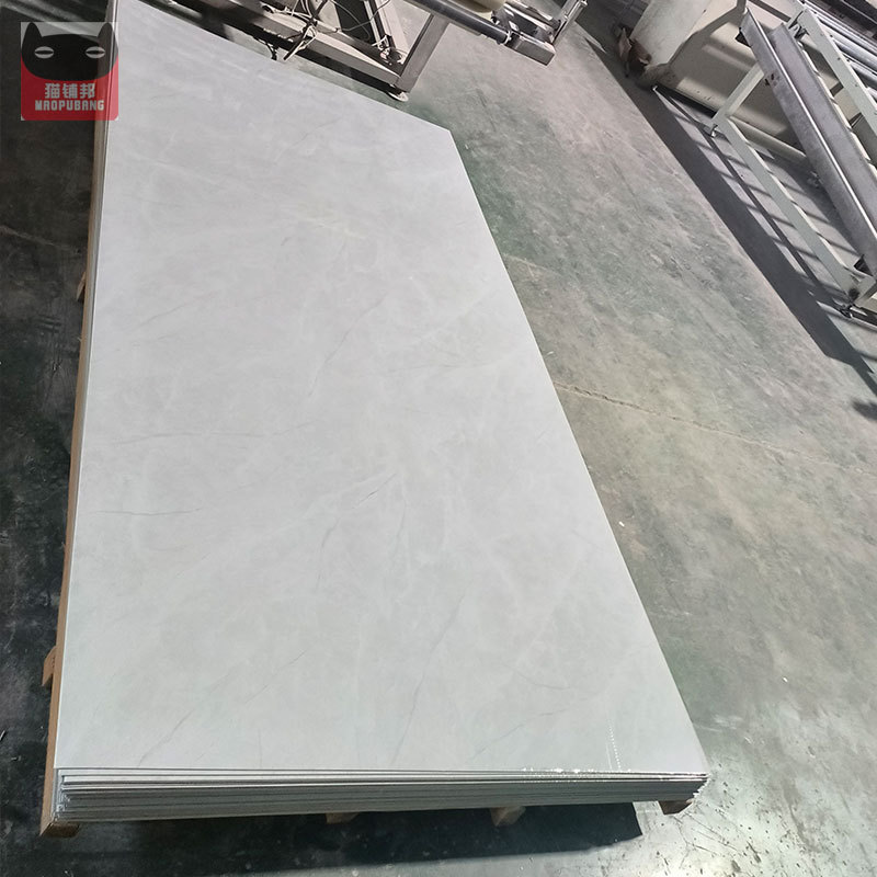 1.22*2.44m 3D High Glossy Home Decoration UV Marble Board PVC Sheet