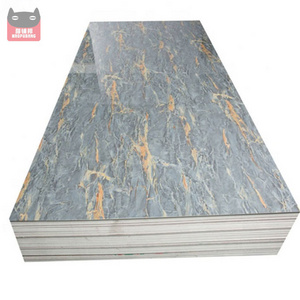 Wholesale China Decorative Wall Board Panel 3MM 3D PVC UV Marble Sheet Board for Interior wall