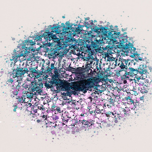 Popular Bulk Polyester Chameleon Chunky Glitter For Tumbler Crafts