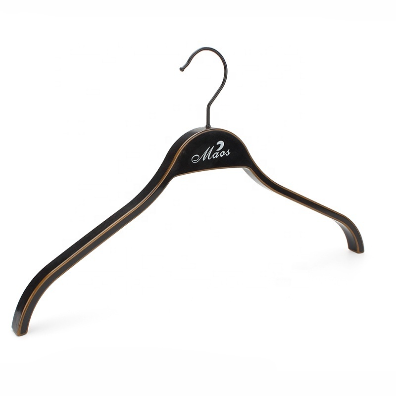 MAOS hanger supplier PLA plastic hanger degradable material  hanger with wide shoulder for jacket