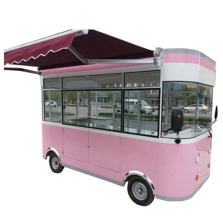 Top quality china solar food cart mobile food truck for sale