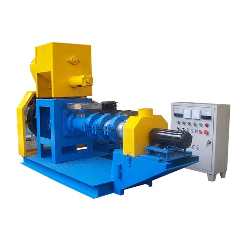 Top quality fish feed pellet making machine floating fish feed extruder