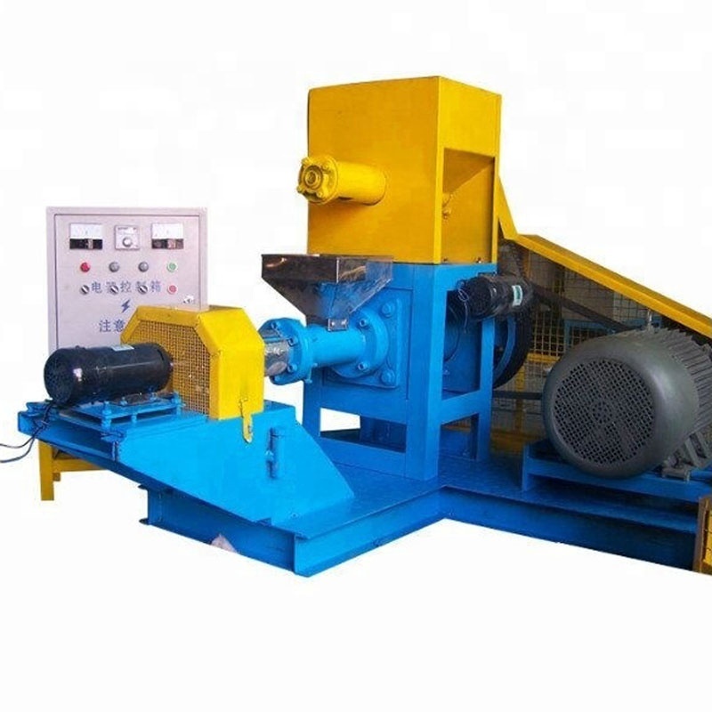 Top quality fish feed pellet making machine floating fish feed extruder