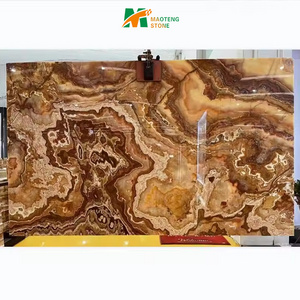 Golden Marble Onyx Stone Wall Tiles Onyx Plate Beautiful Natural Luxury Decoration Onyx Marble