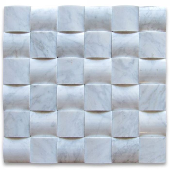 High Quality 3D Mosaic Wall Tile Backsplash Splice Plate  Marble 3D Diy Mosaic Peel And Stick 3D Peel And Stick Mosaic Tiles