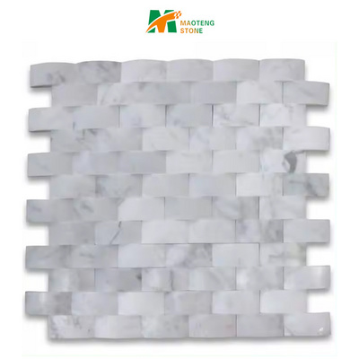 High Quality 3D Mosaic Wall Tile Backsplash Splice Plate  Marble 3D Diy Mosaic Peel And Stick 3D Peel And Stick Mosaic Tiles