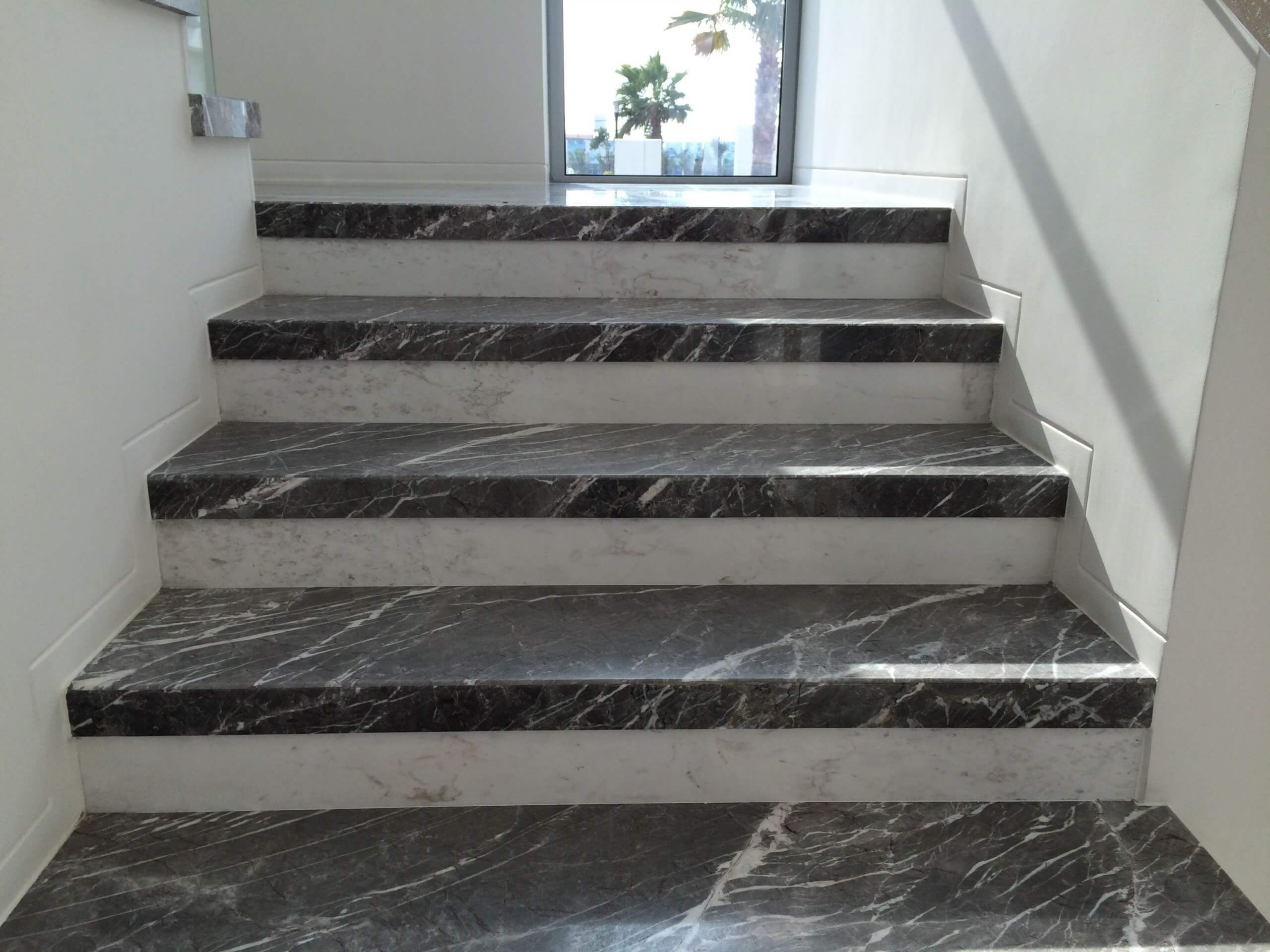 Grey G654 Granite Granite Staircase House Stairs and Steps 100% Natural Granite and Marble MT- Stairs Modern Outdoor 15-20 Days