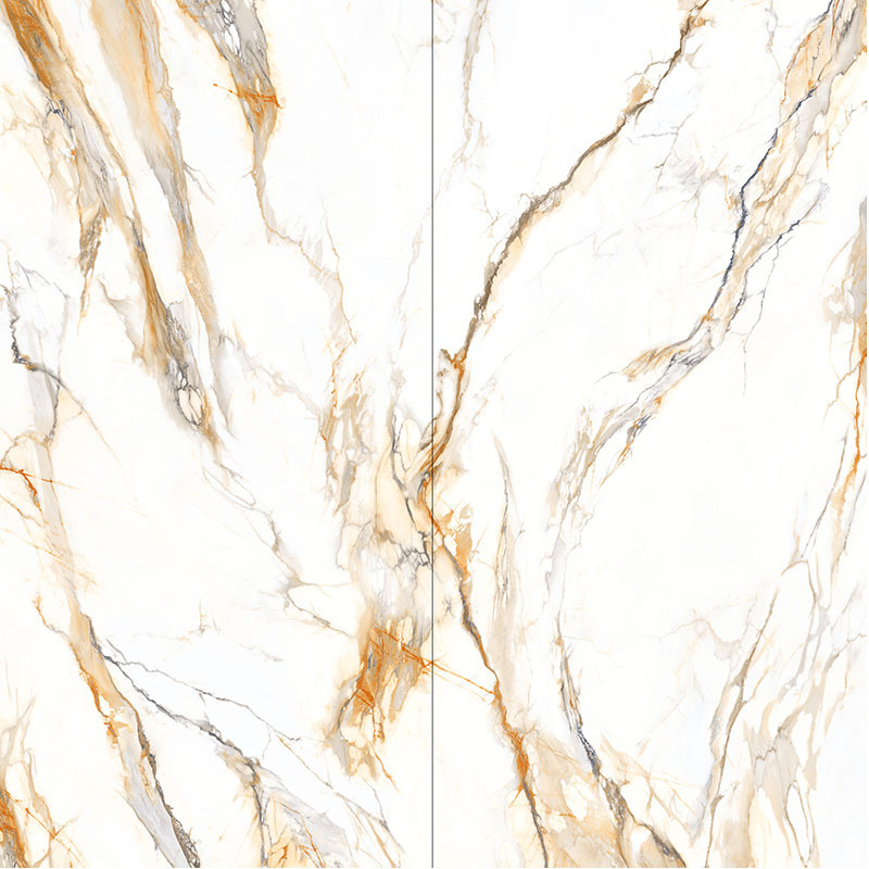 Calacatta gold sintered stone for kitchen top island tiles big size slabs artificial sintered stone for wall