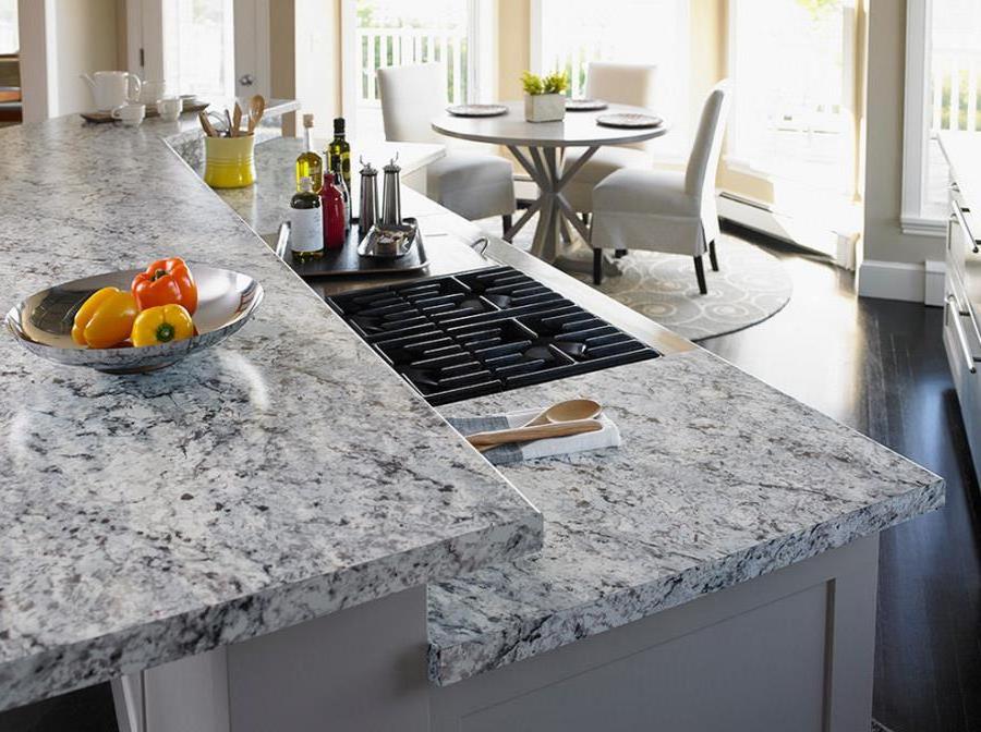 Home Kitchen Countertops Eased Polished Edges Tops Granite Kitchen Designs 2-3g/cm3 5 Years Provide 3/4