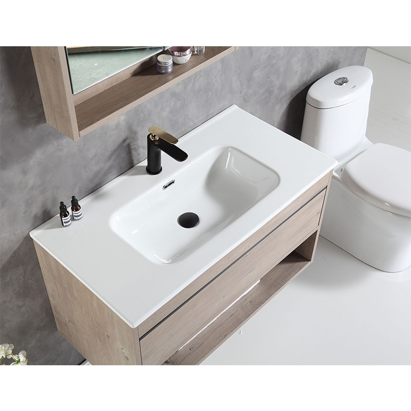 Top Quality Wholesale Price Wall Mounted Sink Mirror Set Bathroom Cabinets and Vanities Hotel Home Bathroom Furniture Modern