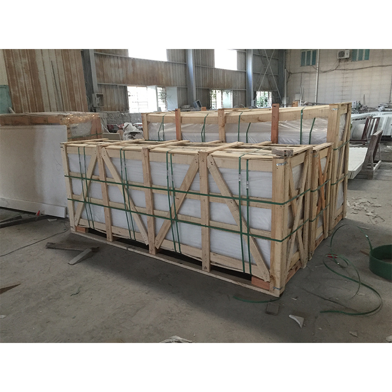 Synthetic Calacatta White Marble Countertop Quartz Slab