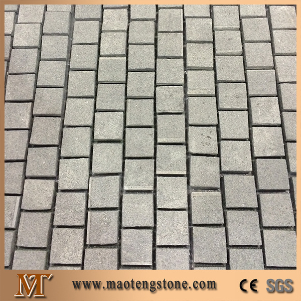 Cobblestone Granite Mesh Back Pavers Natural Stone Mesh Tile