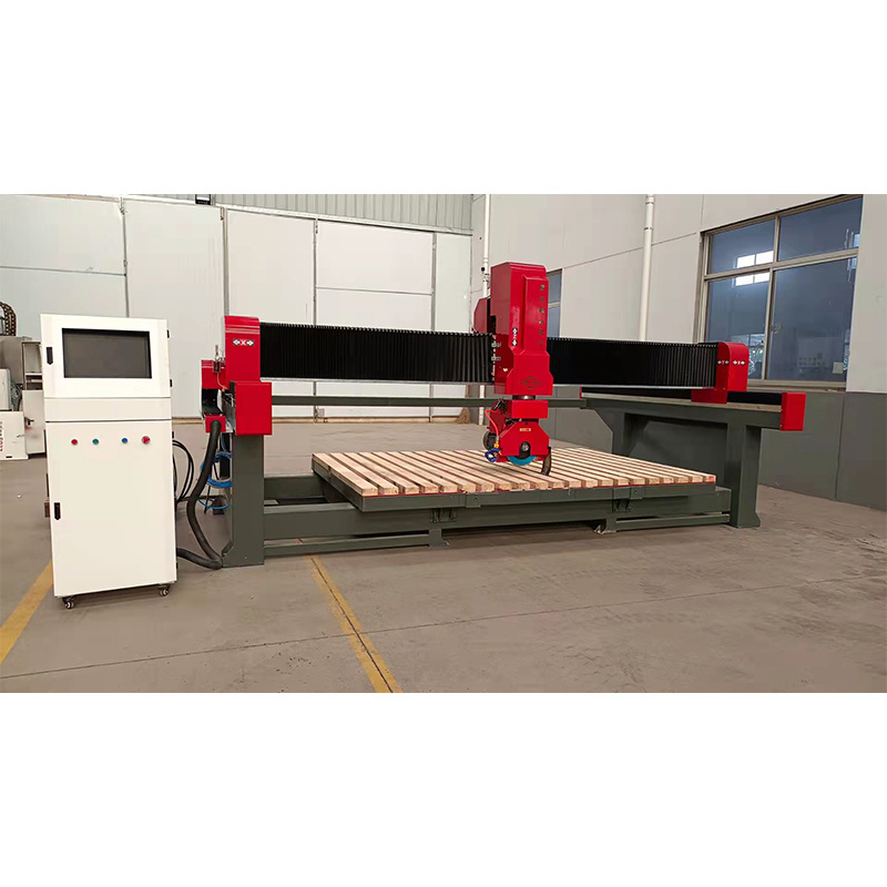 4 axis 5 axis High Speed Automatic quartz granite stone cnc Bridge Saw Cutting machines marble stone machinery for quartz