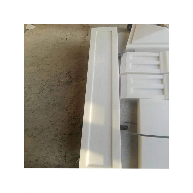 White Marble Round Columns & Pillars, Constructive Stone Column