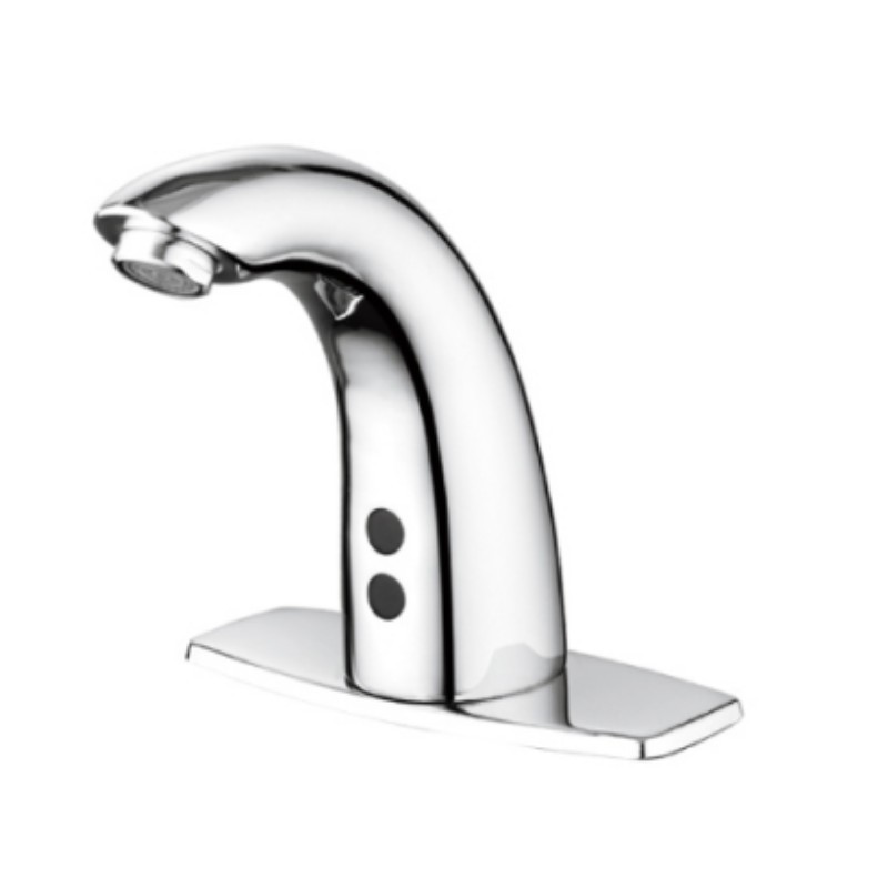 304 Stainless steel square automatic sensor faucet mixer tap Smart touchless faucet