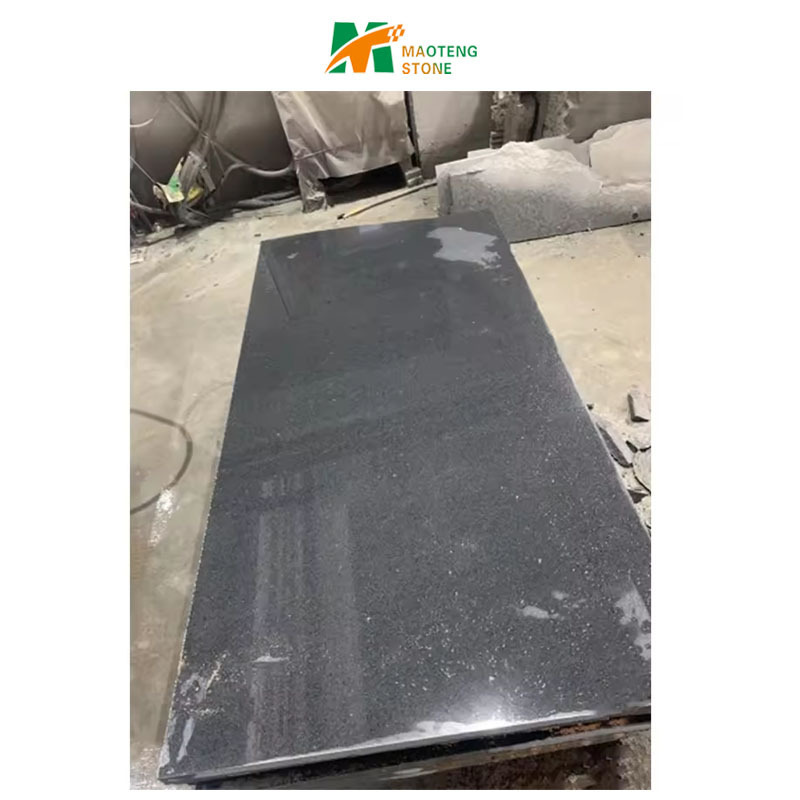 G654 Shanxi Black Granite Tombstone Production