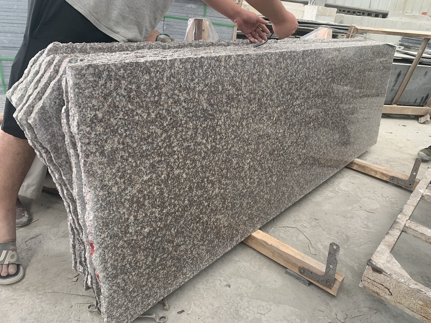 Pink Porino Granite G664 Granite Floor Tile Granit Stone