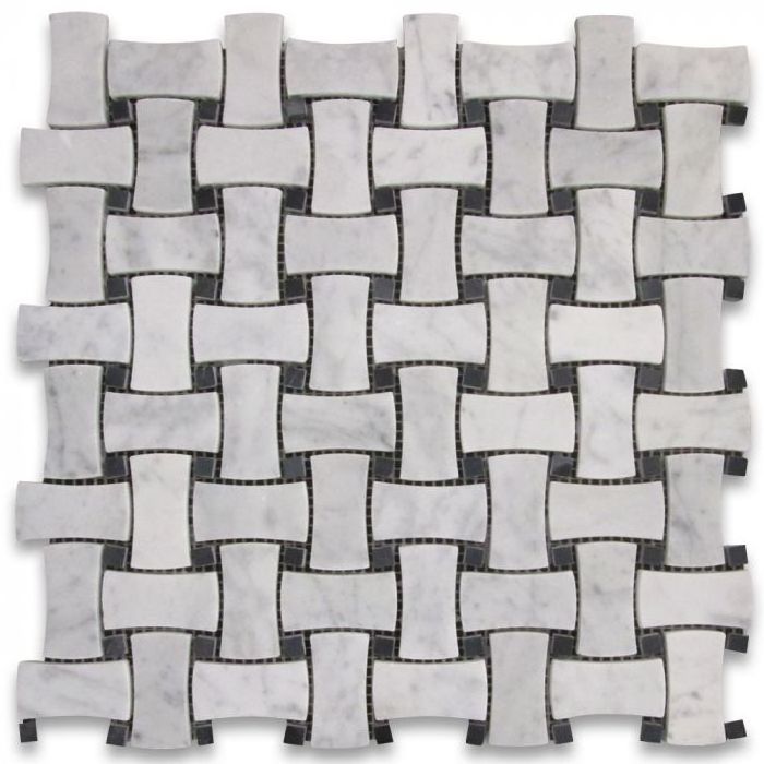 New Model Factory China Classic Matte Glazed Ceramic Dog Bone Basketweave Mosaic Tile For Wall Floor Kitchen Backsplash