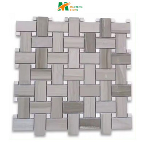 New Model Factory China Classic Matte Glazed Ceramic Dog Bone Basketweave Mosaic Tile For Wall Floor Kitchen Backsplash