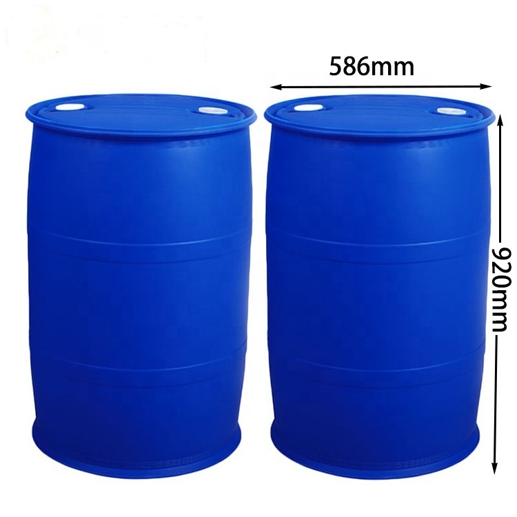 200 Liter  plastic HDPE 55 gallon blue  drum