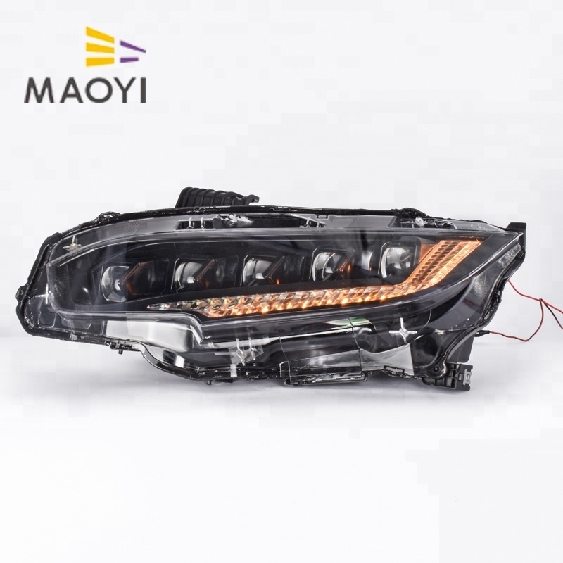 Column LED headlight with high low beam for HONDA CIVIC super sport headlight retrofitting auto lights