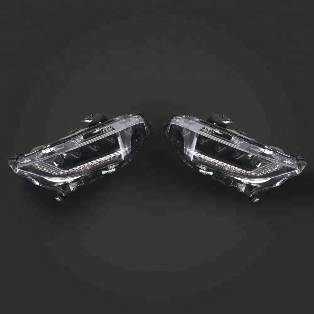 Column LED headlight with high low beam for HONDA CIVIC super sport headlight retrofitting auto lights