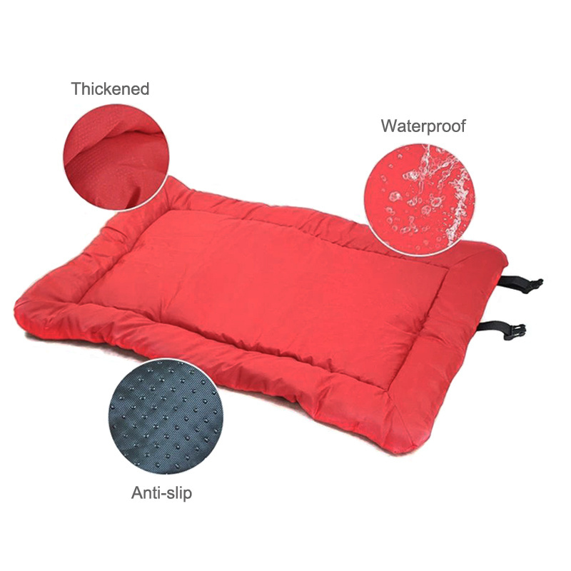 Reusable Soft Oxford Pet Travel Mat Foldable for Small Large Dogs Outdoor Camping Car Trunk Waterproof Puppy Cat Portable Bed