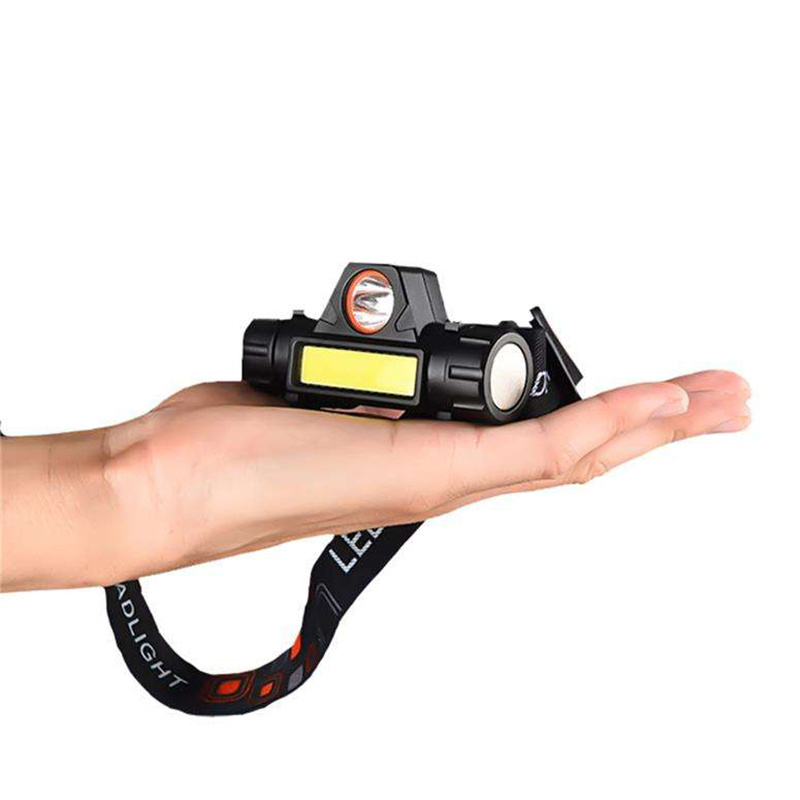 Light Weight Bright XPE LED Headlamp Flashlight Rechargeable With MagnetFor Running Waterproof Adjustable Cob Floodlight Head La