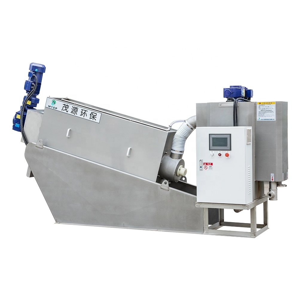 Screw Filter Press Sludge Dewatering Machine for Oily Sludge Treatment