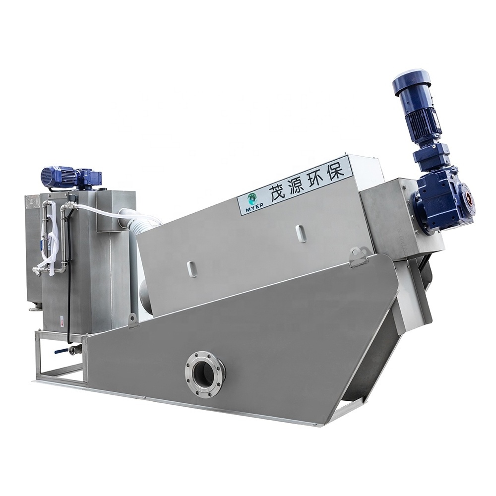 Screw Filter Press Sludge Dewatering Machine for Oily Sludge Treatment