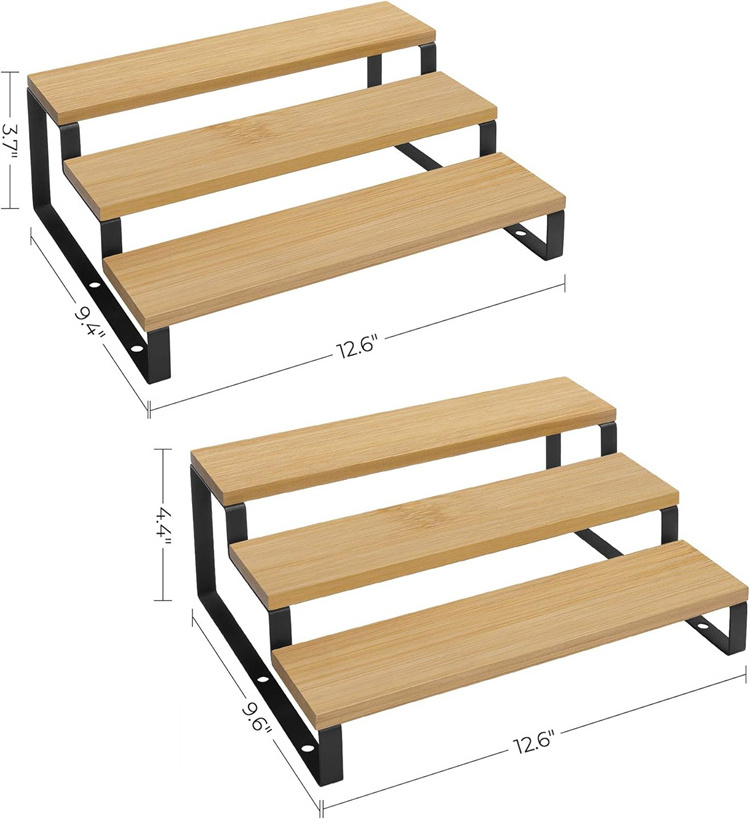 expandable bamboo spice rack set and organizer cupboard spice rack under cabinet