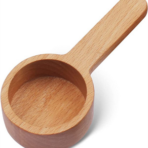 beech Wooden Coffee Spoon, Coffee Scoop Measuring for Coffee Beans