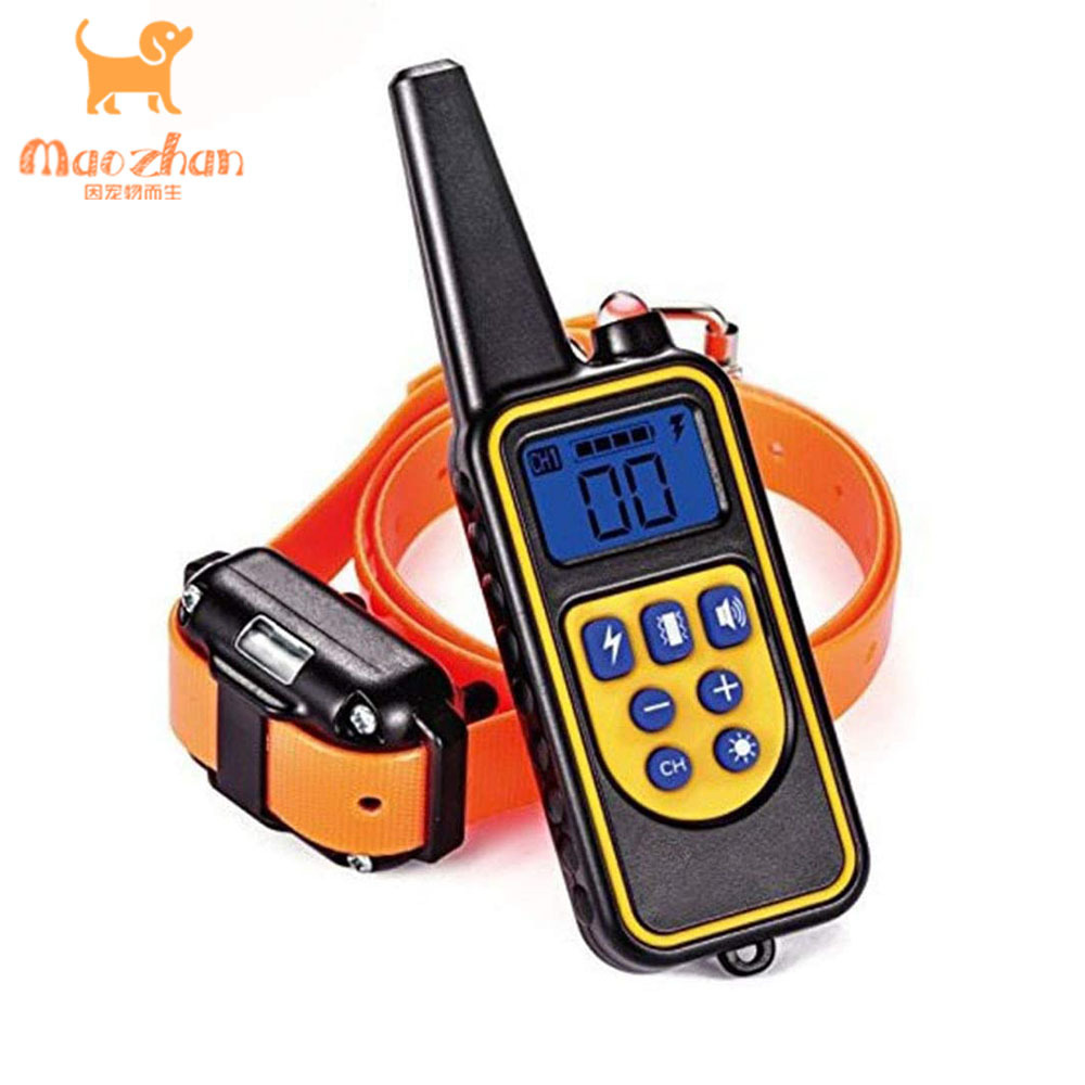 China Wholesale Pet Waterproof Electric Smart Remote Stick No Bark Dog Slave Shock Training Collar