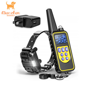 Newest Style Pet Training Collar Device Humane Shock USB Rechargeable No Barking Bark Shock Collars for Dog