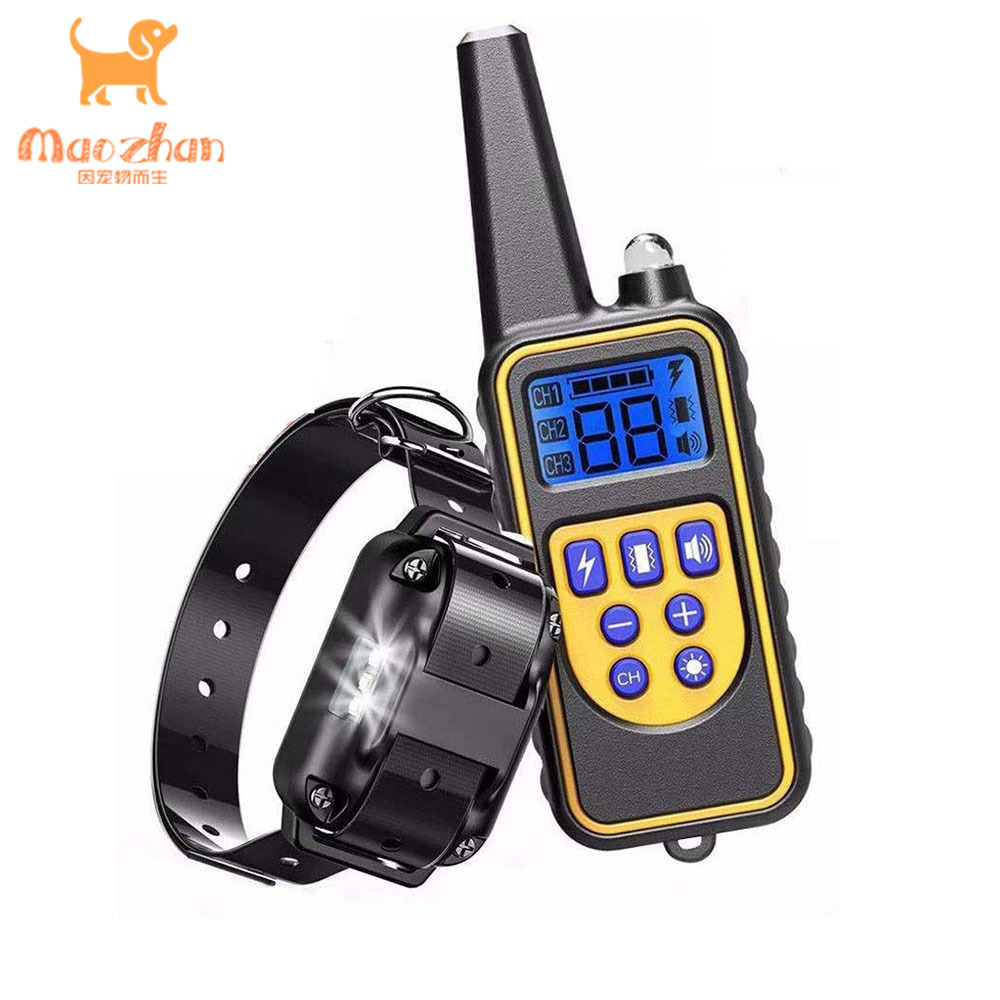 China Wholesale Pet Waterproof Electric Smart Remote Stick No Bark Dog Slave Shock Training Collar