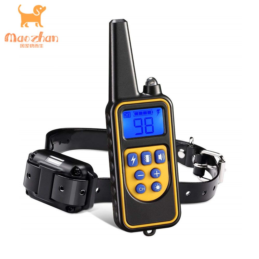 China Wholesale Pet Waterproof Electric Smart Remote Stick No Bark Dog Slave Shock Training Collar