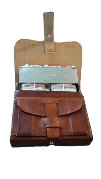 Cartridge Bags Hand Stitched 100% Genuine Leather Outdoor Uniform Gamekeeper Cartridge Box