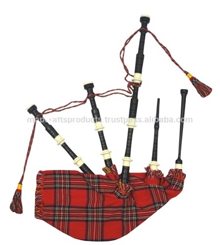 Scottish Great Set of Full Size Great High Standard Fully Combed and Beaded Highland Bagpipe